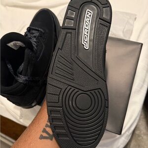 Jordan Men's Black High-Top Sneakers